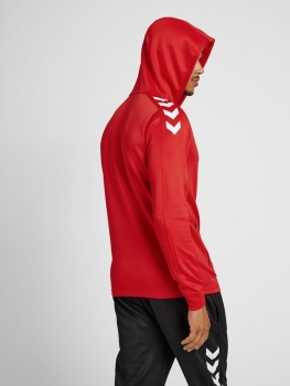 Kinder Hoodie Hummel Core XK Poly Sweat - Rot